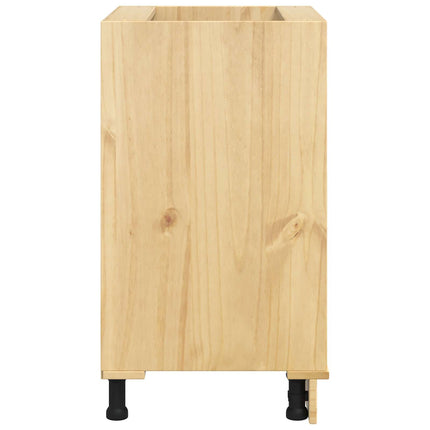 Kabinet SKI HonningBrun 60 x 46 x 81 cm Massiv fyrretræ