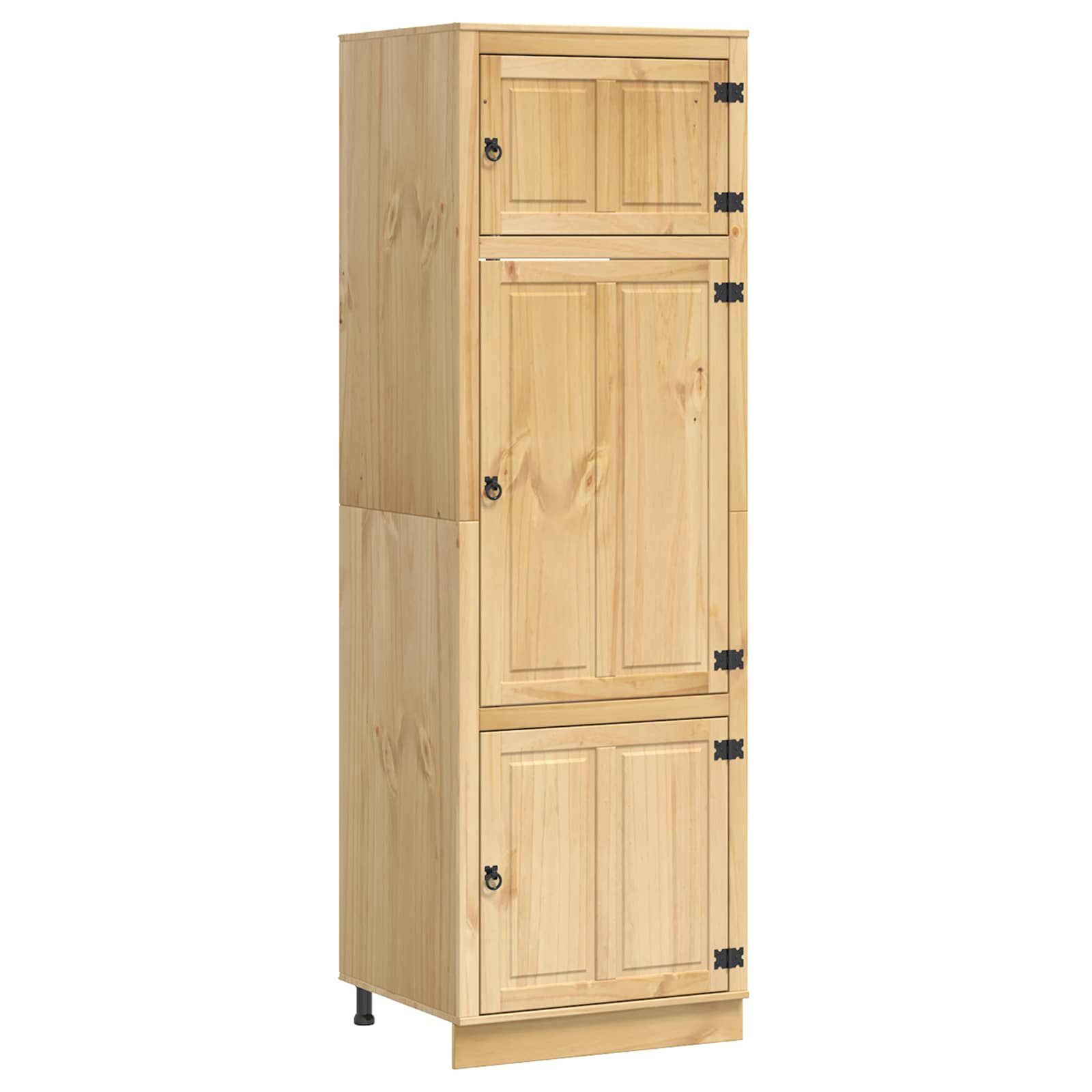 Kabinet med hylde Honning 60 x 32 x 40 cm Massiv fyrretræ