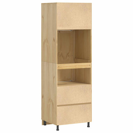 Kabinet SKI HonningBrun 66 x 58 x 207 cm Massiv fyrretræ