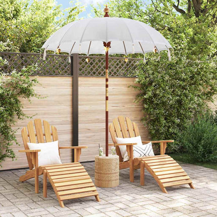 Balinesisk Parasol Creme 190 x 190 x 260 cm