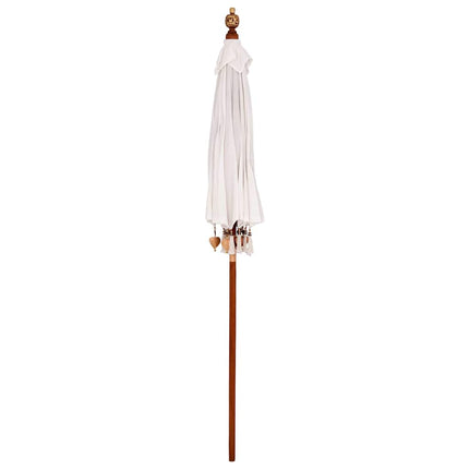 Balinesisk Parasol Creme 190 x 190 x 260 cm