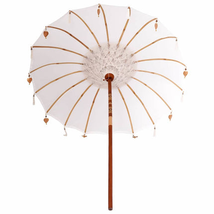Balinesisk Parasol Creme 190 x 190 x 260 cm