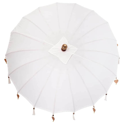 Balinesisk Parasol Creme 190 x 190 x 260 cm