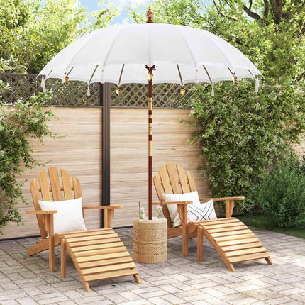 Balinesisk Parasol Creme 220 x 220 x 260 cm