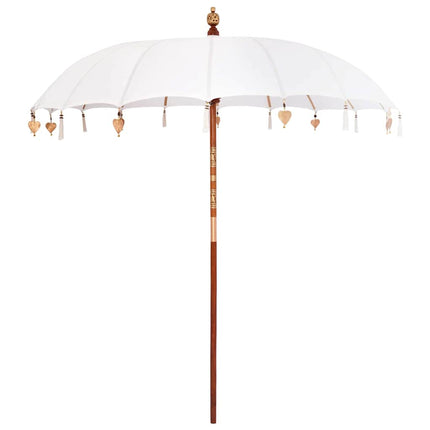 Balinesisk Parasol Creme 220 x 220 x 260 cm