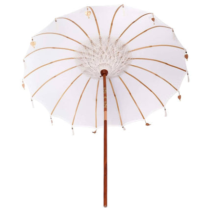 Balinesisk Parasol Creme 220 x 220 x 260 cm