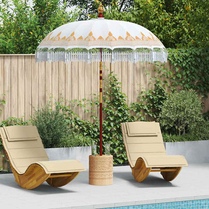 Balinesisk Parasol 190 x 190 x 260 cm