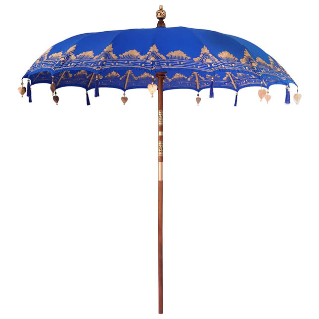 Balinesisk Parasol Blå 215 x 215 x 260 cm