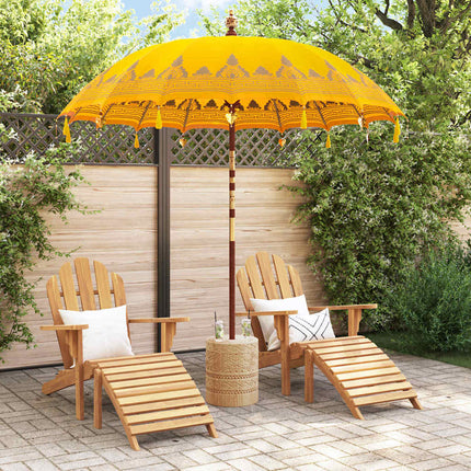 Balinesisk Parasol Gul 215 x 215 x 260 cm