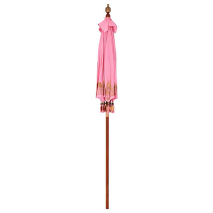 Balinesisk Parasol Lyserød 185 x 185 x 260 cm