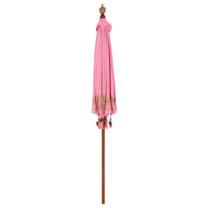 Balinesisk Parasol Lyserød 215 x 215 x 260 cm