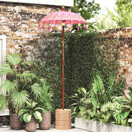 Balinesisk Parasol 125 x 125 x 260 cm