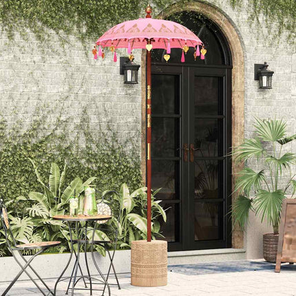 Balinesisk Parasol 125 x 125 x 260 cm