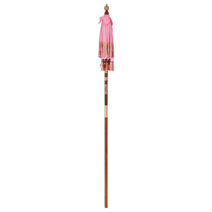 Balinesisk Parasol Lyserød 125 x 125 x 260 cm