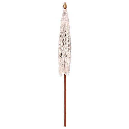 Makrame Parasol Creme 190 x 190 x 260 cm