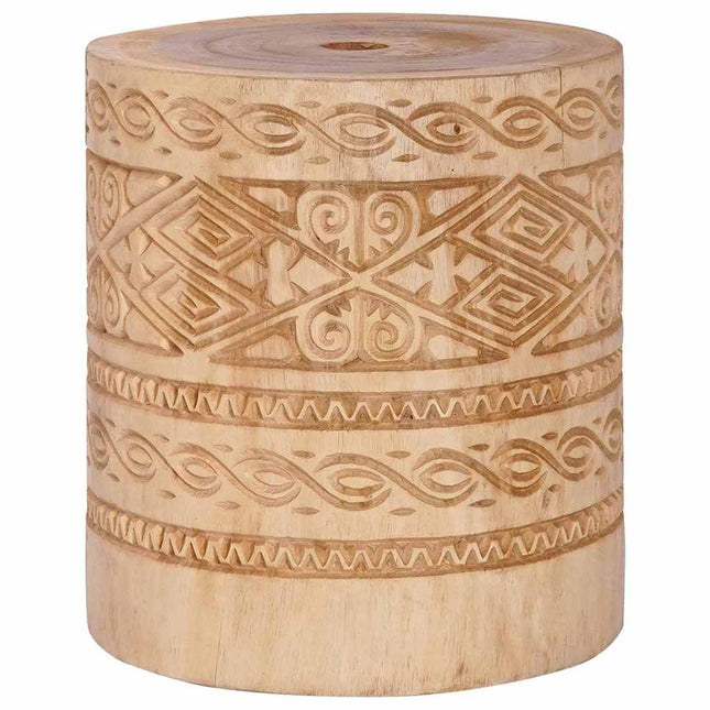 Parasolfod 28.05 kg Naturfarvet Massivt træ Cylinderformet
