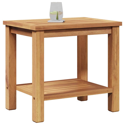 Sofabord med opbevaring Brun 50 x 35 x 45 cm Massiv Teaktræ