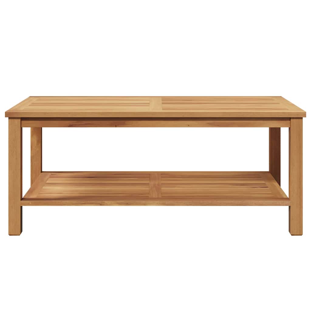 Sofabord med opbevaring Brun 110 x 55 x 45 cm Massiv Teaktræ