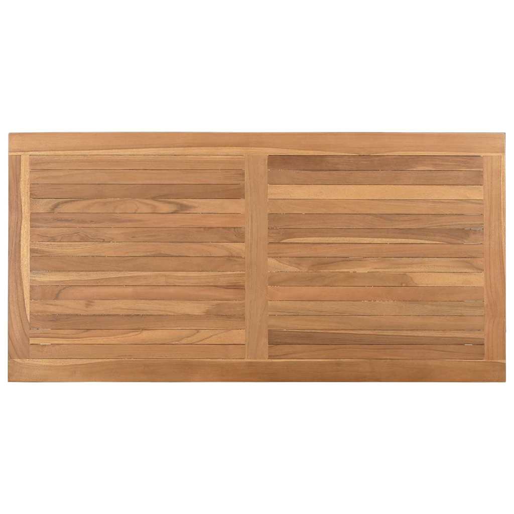 Sofabord med opbevaring Brun 110 x 55 x 45 cm Massiv Teaktræ