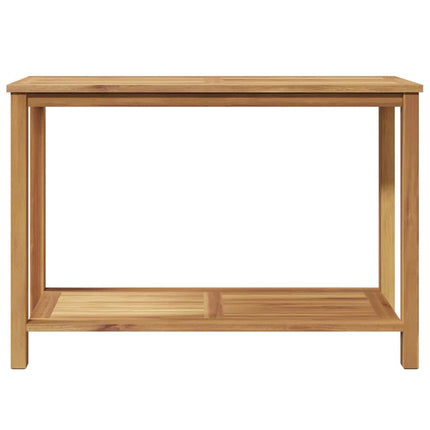 Konsolbord med opbevaring Brun 110 x 40 x 75 cm Massiv Teaktræ
