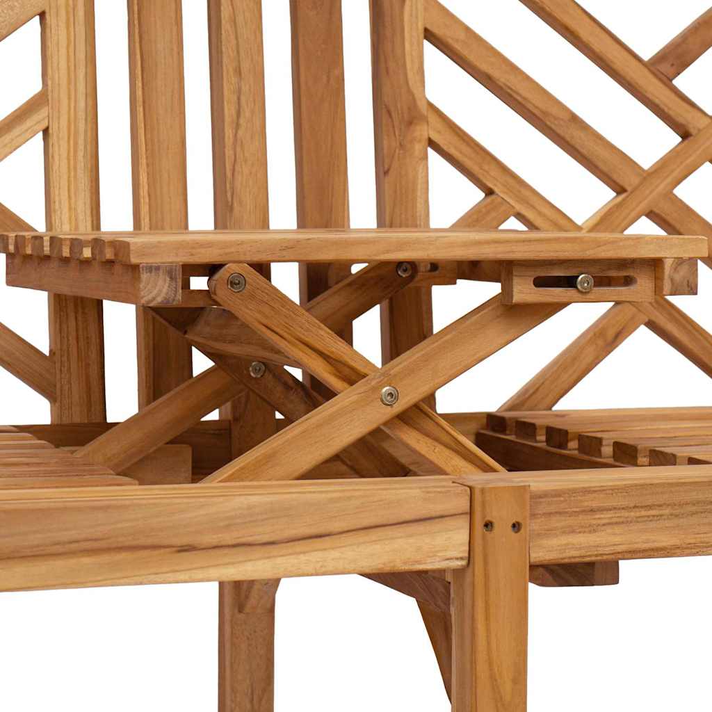 Havebænk 150 x 60 x 90 cm Massiv Teaktræ