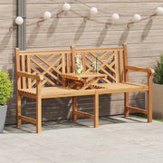 Havebænk 150 x 60 x 90 cm Massiv Teaktræ