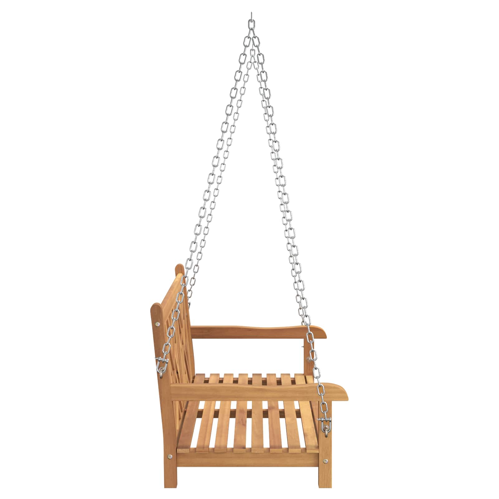 Haveslynge bænk 114 x 60 x 64 cm Massiv Teaktræ