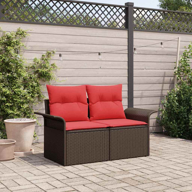 Havemøbelsofa 2-Antal sæder polyrattan