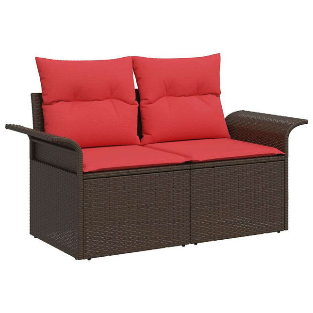 Havemøbelsofa 2-Antal sæder polyrattan