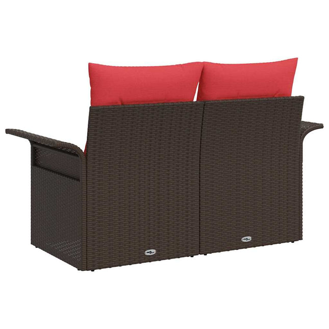 Havemøbelsofa 2-Antal sæder polyrattan