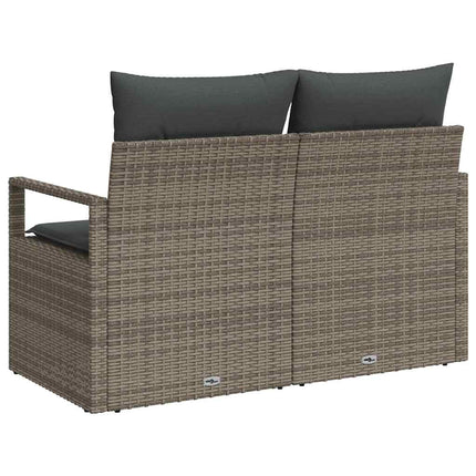 Havemøbelsofa med pude 120 x 62 x 69 cm polyrattan