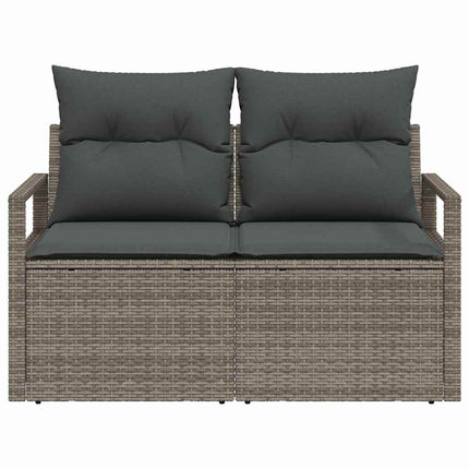 Havemøbelsofa med pude 120 x 62 x 69 cm polyrattan