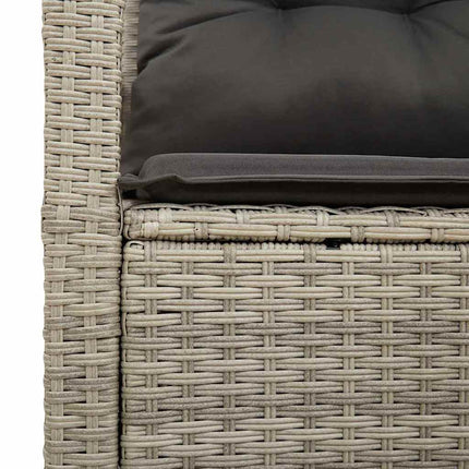 Havemøbelsofa med pude 120 x 62 x 69 cm polyrattan