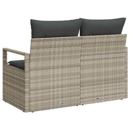 Havemøbelsofa med pude 120 x 62 x 69 cm polyrattan