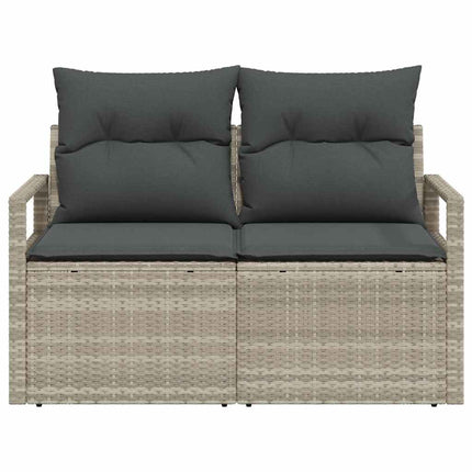Havemøbelsofa med pude 120 x 62 x 69 cm polyrattan