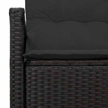 Havemøbelsofa med pude 120 x 62 x 69 cm polyrattan