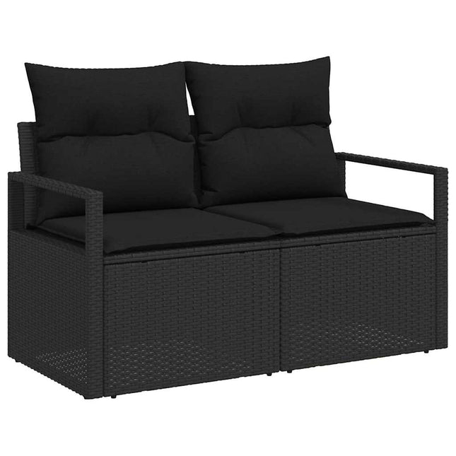 Havemøbelsofa med pude 120 x 62 x 69 cm polyrattan