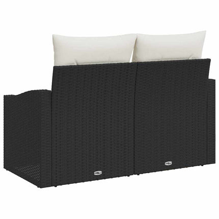 Havemøbelsofa med pude 123 x 62 x 69 cm polyrattan