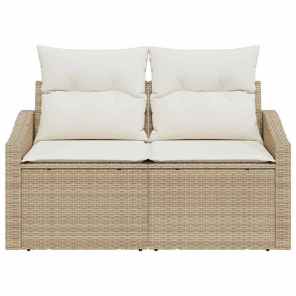 Havemøbelsofa med pude 123 x 62 x 69 cm polyrattan