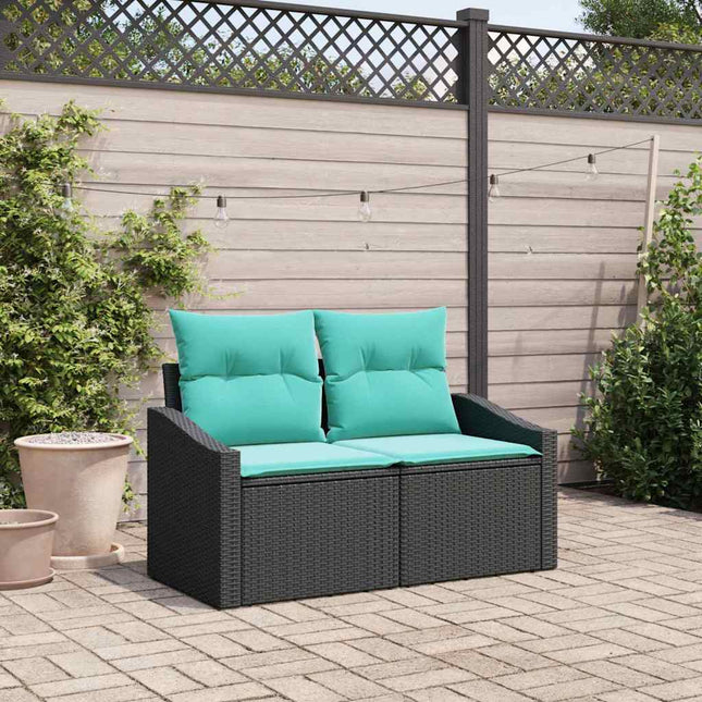 Havemøbelsofa Grå 123 x 62 x 69cm polyrattan