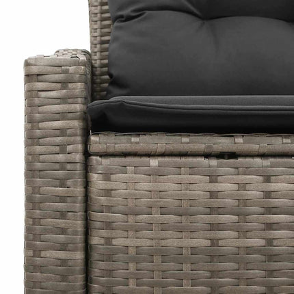 Havemøbelsofa med pude 123 x 62 x 69 cm polyrattan