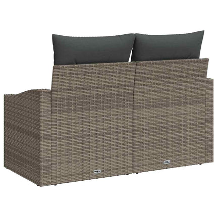 Havemøbelsofa med pude 123 x 62 x 69 cm polyrattan