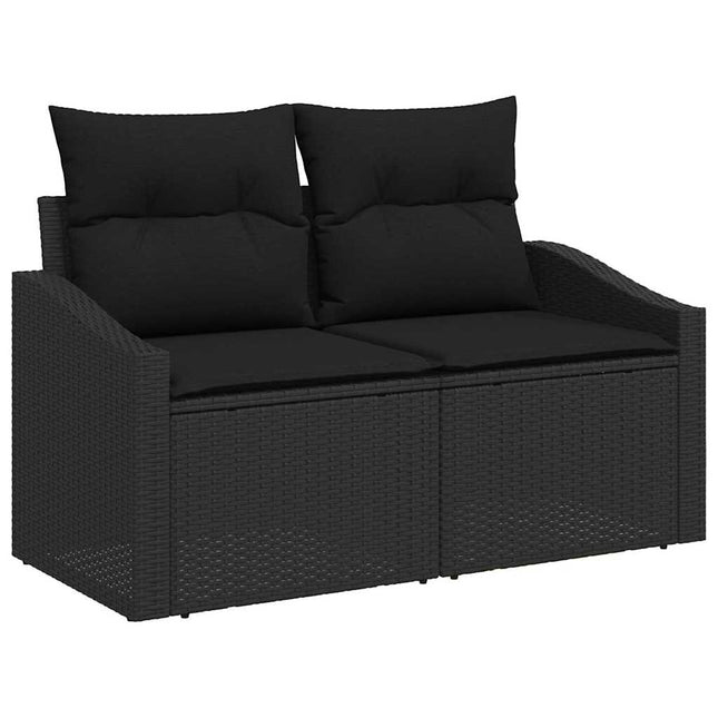 Havemøbelsofa med pude 123 x 62 x 69 cm polyrattan