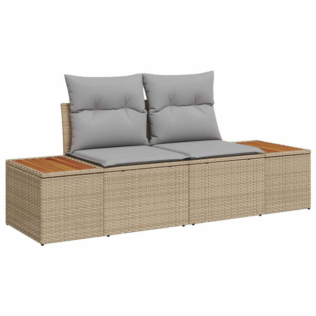 Havemøbelsofa Beige 184 x 62 x 85cm polyrattan