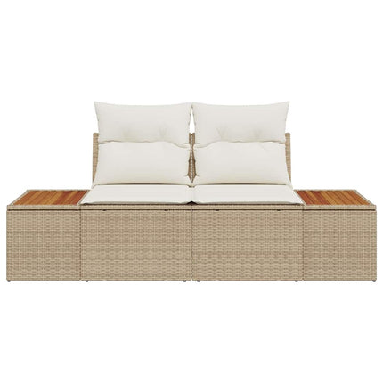Havemøbelsofa Beige 184 x 62 x 85cm polyrattan