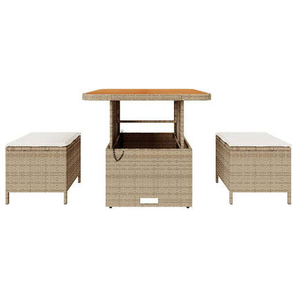 Have Spisebordssæt Beige polyrattan