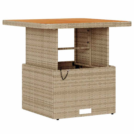Have Spisebordssæt 3 stk. Beige polyrattan