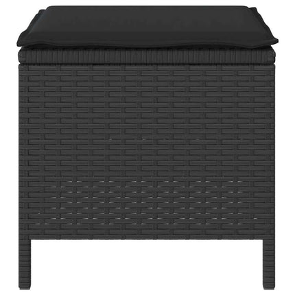 Have Spisebordssæt Sort polyrattan