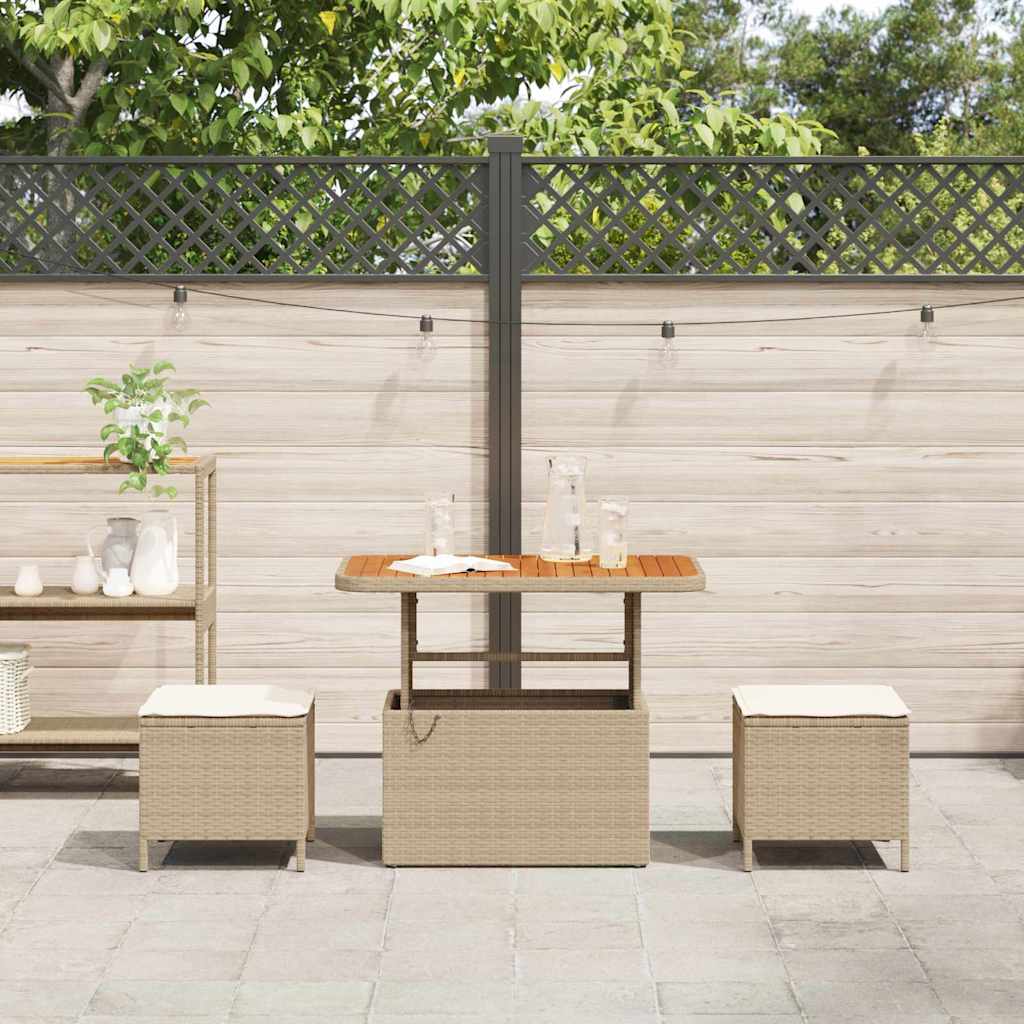 Have Spisebordssæt Beige polyrattan