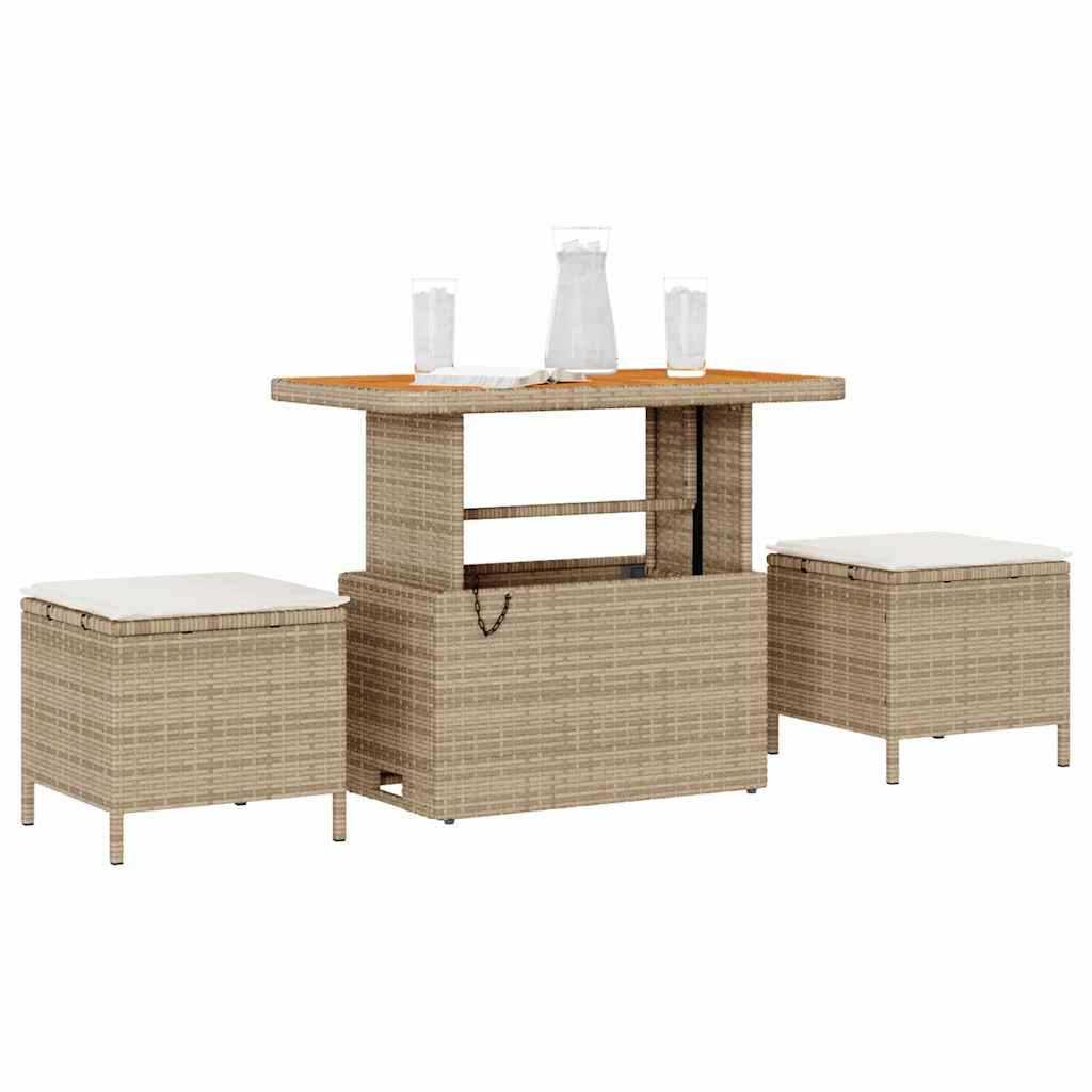 Have Spisebordssæt Beige polyrattan